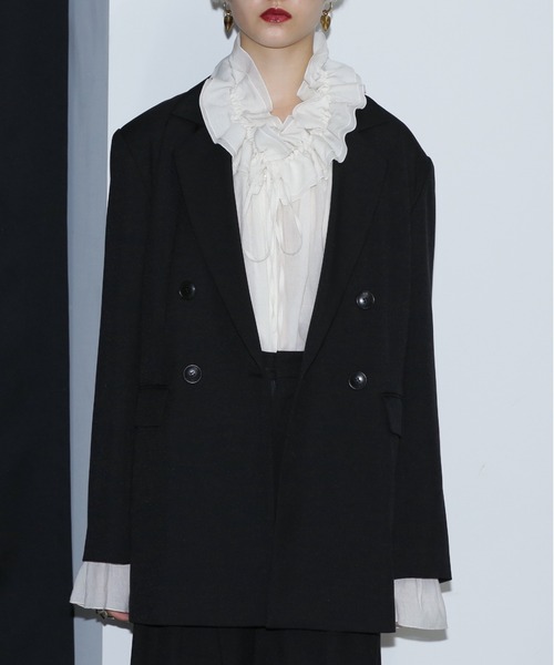 【セール】オーバーショルダージャケット（その他アウター）｜ROSE BUD（ローズバッド）