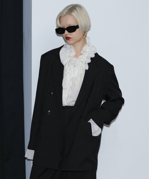 【セール】オーバーショルダージャケット（その他アウター）｜ROSE BUD（ローズバッド）