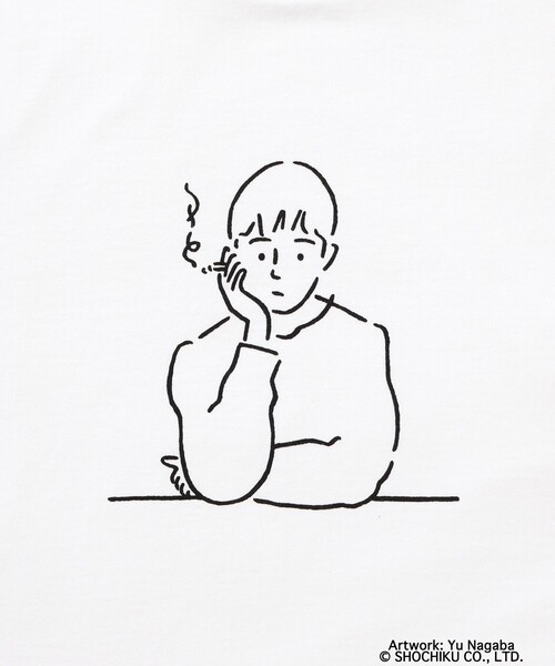 BEAMS JAPAN(ビームス ジャパン)の「小津安二郎監督 / 映画 イラスト Tシャツ(Tシャツ/カットソー・レディース・その他3/その他4/その他5・MEDIUM/LARGE/X-LARGE)」の6枚目の写真