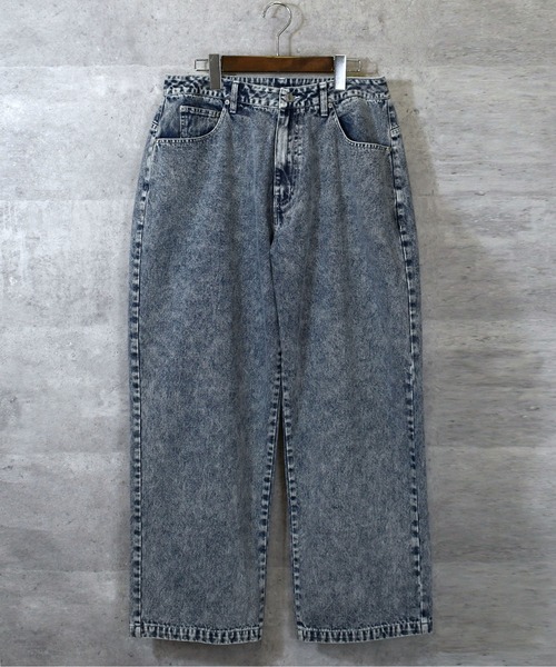 Anytime Songs(エニータイムソングス)の「vintage like loose fit denim pants/ヴィンテージ ライク ルーズフィット デニムパンツ(デニムパンツ・メンズ・ライトブルー/ブラック/ワンウォッシュ/グレー/ケミカルウォッシュ・M/L/XL)」の5枚目の写真