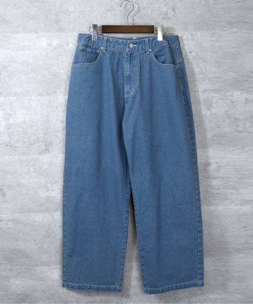 Anytime Songs(エニータイムソングス)の「vintage like loose fit denim pants/ヴィンテージ ライク ルーズフィット デニムパンツ(デニムパンツ・メンズ・ライトブルー/ブラック/ワンウォッシュ/グレー/ケミカルウォッシュ・M/L/XL)」の3枚目の写真