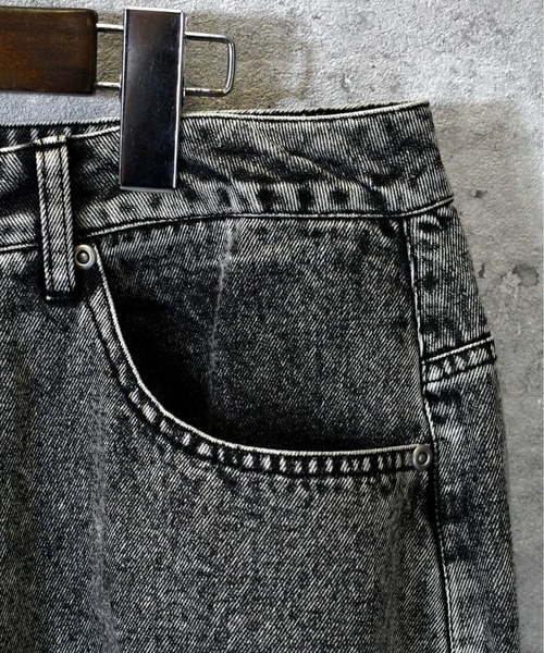 Anytime Songs(エニータイムソングス)の「vintage like loose fit denim pants/ヴィンテージ ライク ルーズフィット デニムパンツ(デニムパンツ・メンズ・ライトブルー/ブラック/ワンウォッシュ/グレー/ケミカルウォッシュ・M/L/XL)」の14枚目の写真