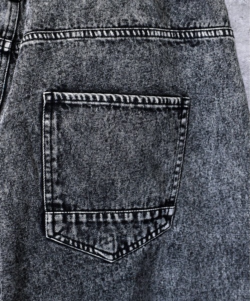 Anytime Songs(エニータイムソングス)の「vintage like loose fit denim pants/ヴィンテージ ライク ルーズフィット デニムパンツ(デニムパンツ・メンズ・ライトブルー/ブラック/ワンウォッシュ/グレー/ケミカルウォッシュ・M/L/XL)」の17枚目の写真