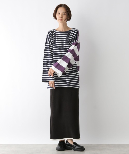 セール】12ゲージ配色ニットスカート 133273（スカート）｜LEPSIM