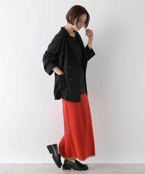 セール】12ゲージ配色ニットスカート 133273（スカート）｜LEPSIM