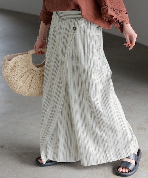 リネンラップパンツ（その他パンツ）｜HUG.U（ハグユー）の