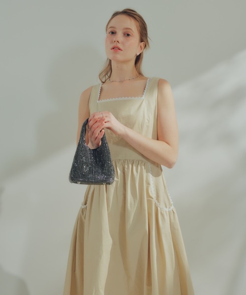 ECREL（エクレール）の「ビジューミニバッグ（ショルダーバッグ・レディース・シルバー/ブラック・FREE）」の7枚目の写真