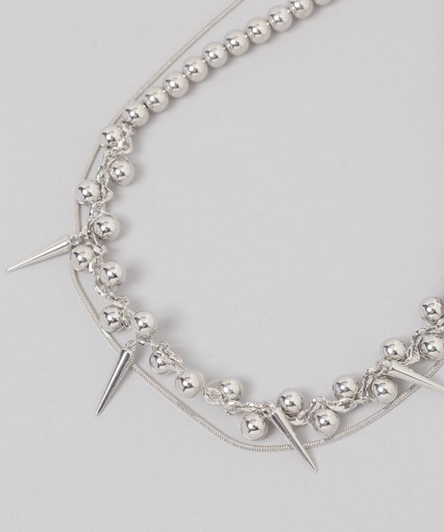 JEANASIS(ジーナシス)の「スタッズパール2レンネックレス/139301(ネックレス・レディース・シルバー/ホワイト系その他・FREE)」の10枚目の写真