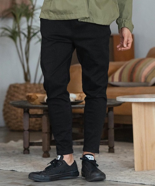 CAMBIO(カンビオ)の「mp12682- Back Fleece Denim Pants デニムパンツ(デニムパンツ・メンズ・ネイビー/インディゴブルー/ブラック・S/M/L)」の2枚目の写真