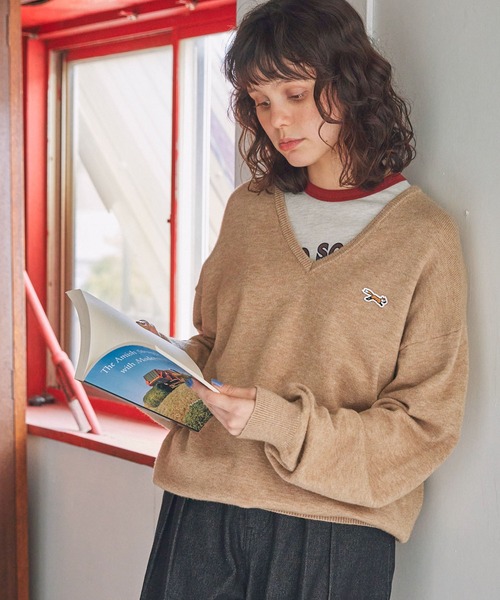 01AW STANDARD期 NUMBER NINE ウール ワッペン セーター 01AW STANDARD期 NUMBER NINE ウール ワッペン セーター 01AW STANDARD