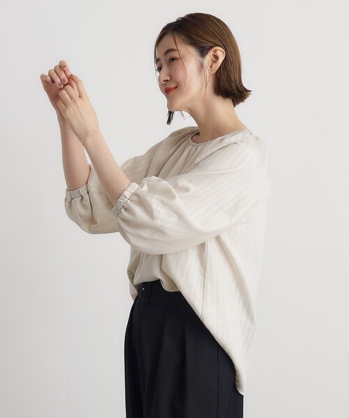 moo様　ボリュームギャザーロンパース　ラッシュガード　サイズF Tシャツセット SEA DRESS（シードレス）の「ﾎﾞﾘｭｰﾑｷﾞｬｻﾞｰﾛﾝﾊﾟｰｽ/ﾗｯｼｭｶﾞｰﾄﾞ