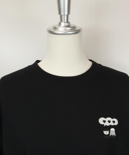 CASA PICONE(カーサピッコーネ)の「ロングスリーブTシャツ(2ピコ吹き出し)(Tシャツ/カットソー・レディース・ブラック/カーキ/ホワイト・S/M/L)」の9枚目の写真