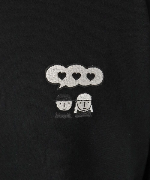 CASA PICONE(カーサピッコーネ)の「ロングスリーブTシャツ(2ピコ吹き出し)(Tシャツ/カットソー・レディース・ブラック/カーキ/ホワイト・S/M/L)」の10枚目の写真