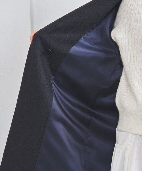 UNITED ARROWS（ユナイテッドアローズ）の「ビッグテーラード コート（チェスターコート・レディース・ベージュ/ネイビー・34/36/38）」の18枚目の写真
