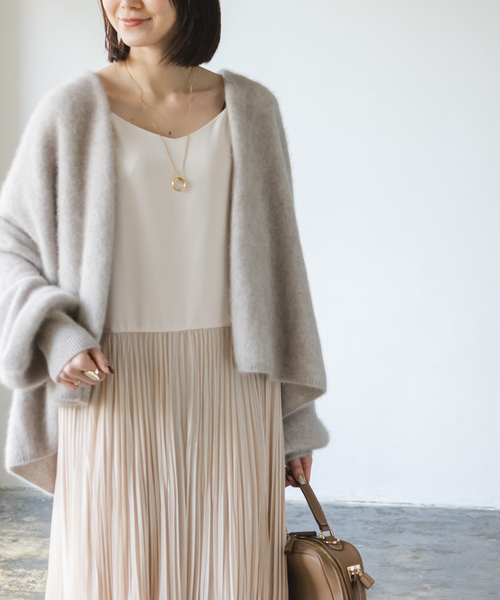 セール】シアーシフォンプリーツキャミワンピース（ワンピース