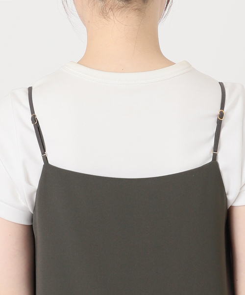 シアーシフォンプリーツキャミワンピース ノーブル NOBLE 《追加》シアーシフォンプリーツキャミワンピース