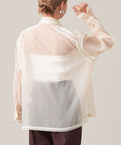 IENA LA BOUCLE コードエンブシアーシャツ IENA LA BOUCLE（イエナラブークル）の「IENA LA BOUCLE コード