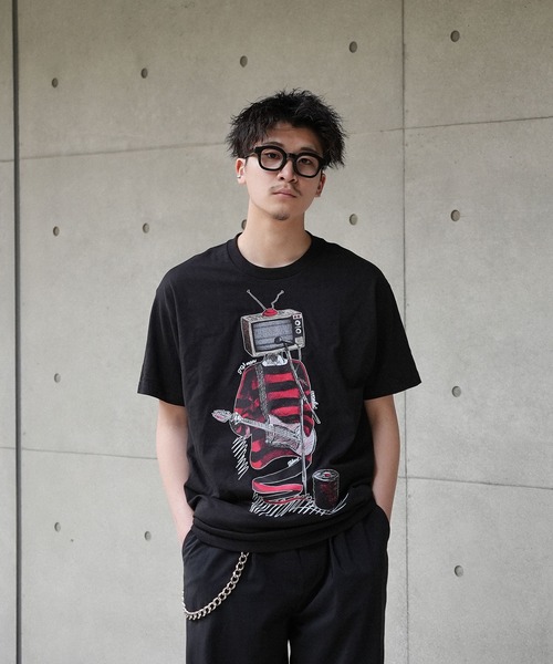 セール】【INTERPLAY x TAKERU】Crazy TV man Tee Shirt(UNISEX)（T