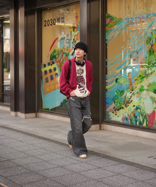 INTERPLAY（インタープレイ）の「【INTERPLAY x TAKERU】Crazy TV man Tee Shirt(UNISEX)（Tシャツ/カットソー・メンズ・クリーム/ブラック/ホワイト・MEDIUM/LARGE）」の15枚目の写真