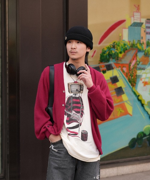 INTERPLAY（インタープレイ）の「【INTERPLAY x TAKERU】Crazy TV man Tee Shirt(UNISEX)（Tシャツ/カットソー・メンズ・クリーム/ブラック/ホワイト・MEDIUM/LARGE）」の12枚目の写真