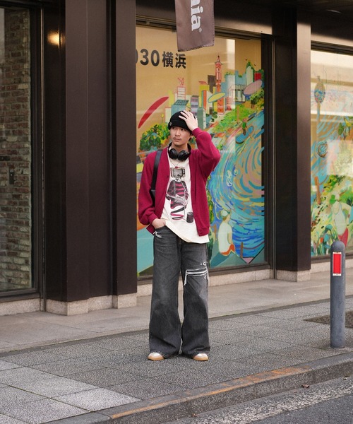 INTERPLAY（インタープレイ）の「【INTERPLAY x TAKERU】Crazy TV man Tee Shirt(UNISEX)（Tシャツ/カットソー・メンズ・クリーム/ブラック/ホワイト・MEDIUM/LARGE）」の10枚目の写真