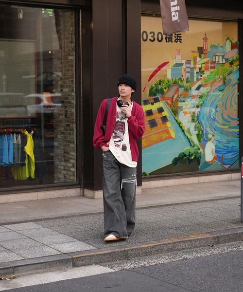 INTERPLAY（インタープレイ）の「【INTERPLAY x TAKERU】Crazy TV man Tee Shirt(UNISEX)（Tシャツ/カットソー・メンズ・クリーム/ブラック/ホワイト・MEDIUM/LARGE）」の9枚目の写真