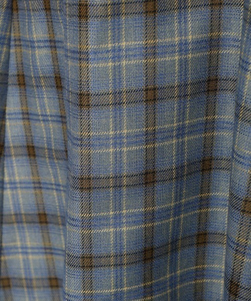 an another angelus(アンアナザーアンジェラス)の「ギャザーデザインチェック柄キャミワンピース/ananotherangelus(ワンピース・レディース・グレー/ブルー・FREE)」の20枚目の写真