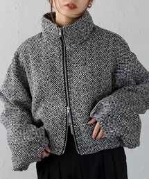 シャギーダブルZIPショートブルゾン