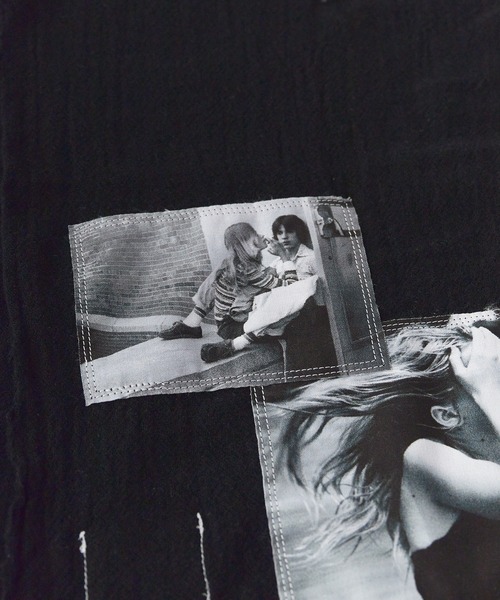 TAKAHIROMIYASHITATheSoloIst.（タカヒロミヤシタザソロイスト）の「TAKAHIROMIYASHITATheSoloIst./タカヒロミヤシタザソロイスト short scarf. スカーフ（ストール/ショール・メンズ・ブラック・ONE）」の4枚目の写真