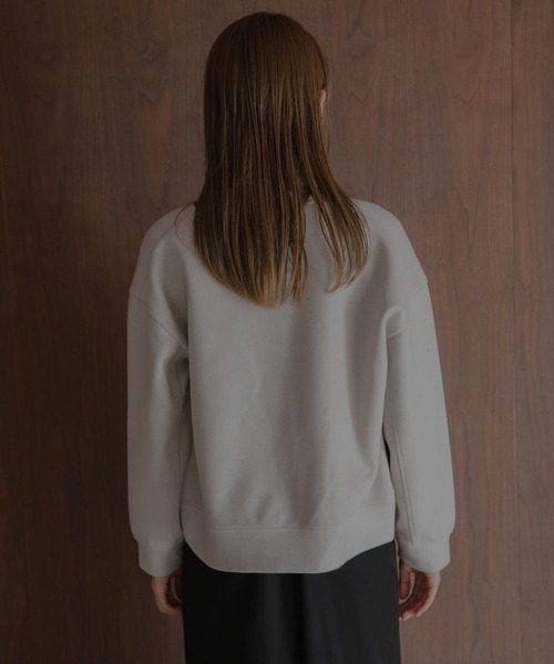 URBAN RESEARCH Sonny Label（アーバンリサーチサニーレーベル）の「ストレッチメルトンカーディガン（カーディガン/ボレロ・レディース・ホワイト系その他/チャコールグレー/ブラウン/イエロー系その他・FREE）」の8枚目の写真