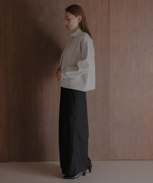 URBAN RESEARCH Sonny Label（アーバンリサーチサニーレーベル）の「ストレッチメルトンカーディガン（カーディガン/ボレロ・レディース・ホワイト系その他/チャコールグレー/ブラウン/イエロー系その他・FREE）」の11枚目の写真