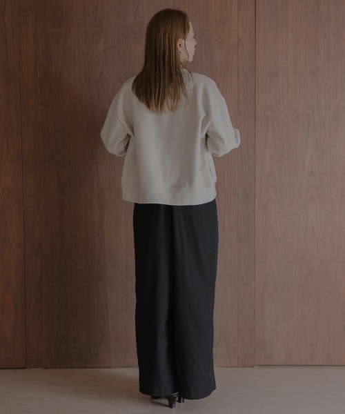 URBAN RESEARCH Sonny Label（アーバンリサーチサニーレーベル）の「ストレッチメルトンカーディガン（カーディガン/ボレロ・レディース・ホワイト系その他/チャコールグレー/ブラウン/イエロー系その他・FREE）」の12枚目の写真