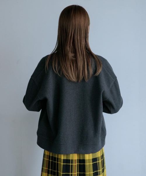 URBAN RESEARCH Sonny Label（アーバンリサーチサニーレーベル）の「ストレッチメルトンカーディガン（カーディガン/ボレロ・レディース・ホワイト系その他/チャコールグレー/ブラウン/イエロー系その他・FREE）」の16枚目の写真