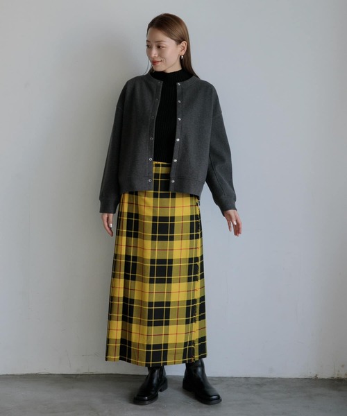 URBAN RESEARCH Sonny Label（アーバンリサーチサニーレーベル）の「ストレッチメルトンカーディガン（カーディガン/ボレロ・レディース・ホワイト系その他/チャコールグレー/ブラウン/イエロー系その他・FREE）」の17枚目の写真