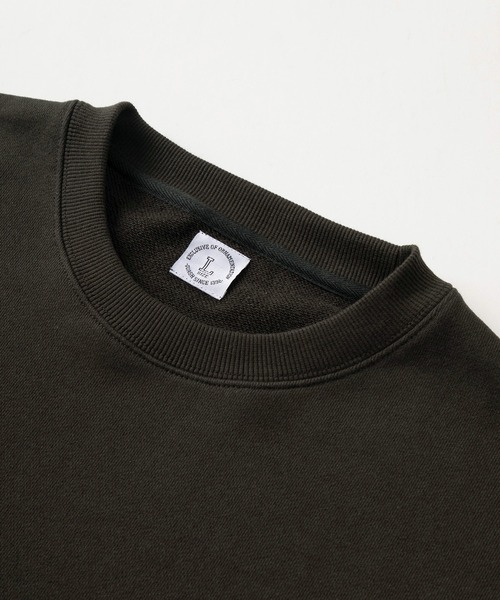 make a ray!（メイク ア レイ！）の「【0】「GO FOR IT/APRICITY/GOAT」ユニークアニマルイラスト ワンポイント刺繍デザイン ビッグシルエット クルーネックスウェット/裏毛トレーナー（スウェット・レディース・ターコイズブルー/ブルー/チャコールグレー/スミクロ/ダークグレー/レッド・M/L）」の9枚目の写真