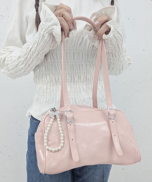 RUBY AND YOU（ルビーアンドユー）の「［select］ショルダーバック（ショルダーバッグ・レディース・アイボリー/ブラック/ピンク/ブラウン・FREE）」の5枚目の写真