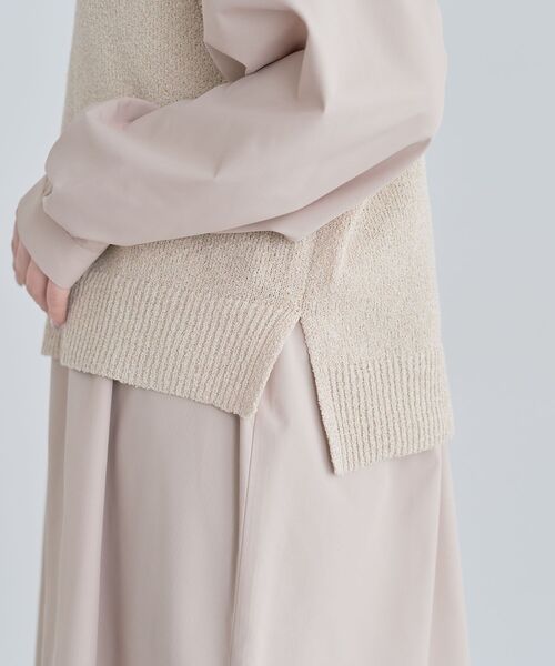 Green Parks(グリーンパークス)の「ショートラメニットベスト(ベスト・レディース・杢グレー/ブラック/ベージュ・FREE)」の19枚目の写真