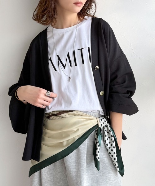 classicalelf（クラシカルエルフ）の「上品カワイイ♪90cm×90cmパネル柄シルクライク大判スカーフ（バンダナ/スカーフ・レディース・ブラウン/グリーン/アイボリー/ベージュ/オレンジ/ブルー・ONE SIZE）」の12枚目の写真