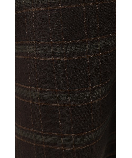 CLANE(クラネ)の「CLANE/クラネ/POWER SHOULDER CHECK SHIRT ONEPIECE/17112-5352(ワンピース・レディース・ベージュ/グレー・1)」の18枚目の写真