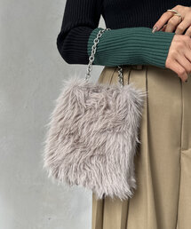 Thevon | ファー2WAYチェーンバッグ(ショルダーバッグ)