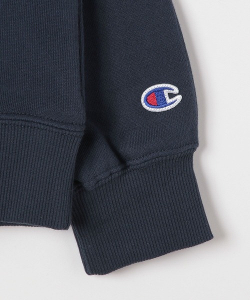 Champion(チャンピオン)の「【Champion(チャンピオン)】ロゴプリントスウェット(KIDS)(スウェット・キッズ・グレー/ネイビー/アイボリー・120cm/140cm/130cm/110cm/150cm)」の10枚目の写真