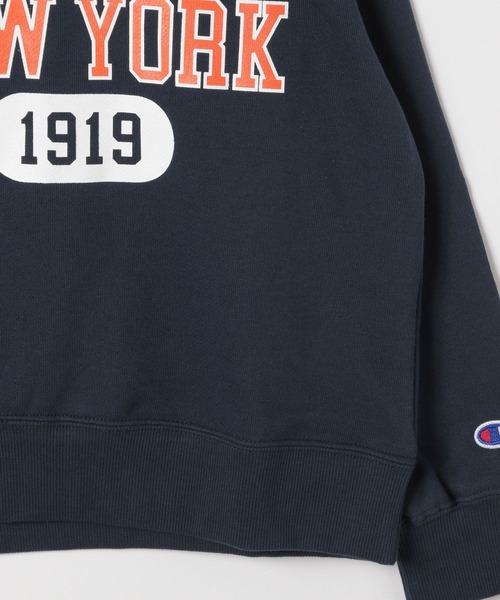 Champion(チャンピオン)の「【Champion(チャンピオン)】ロゴプリントスウェット(KIDS)(スウェット・キッズ・グレー/ネイビー/アイボリー・120cm/140cm/130cm/110cm/150cm)」の11枚目の写真