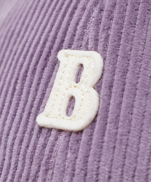 14+（イチヨンプラス）の「BワッペンコーデュロイCAP（キャップ・レディース・ブラック/ブルー/ベージュ/パープル/ブラウン/グリーン/ピンク/アイボリー・MEDIUM）」の20枚目の写真