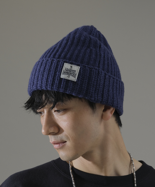 JOURNAL STANDARD relume（ジャーナルスタンダード　レリューム）の「HAMILTON WOOL ニットキャップ（ニットキャップ/ビーニー・メンズ・ブラック/グレー/ネイビー・FREE）」の2枚目の写真