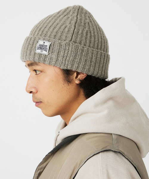 JOURNAL STANDARD relume（ジャーナルスタンダード　レリューム）の「HAMILTON WOOL ニットキャップ（ニットキャップ/ビーニー・メンズ・ブラック/グレー/ネイビー・FREE）」の5枚目の写真
