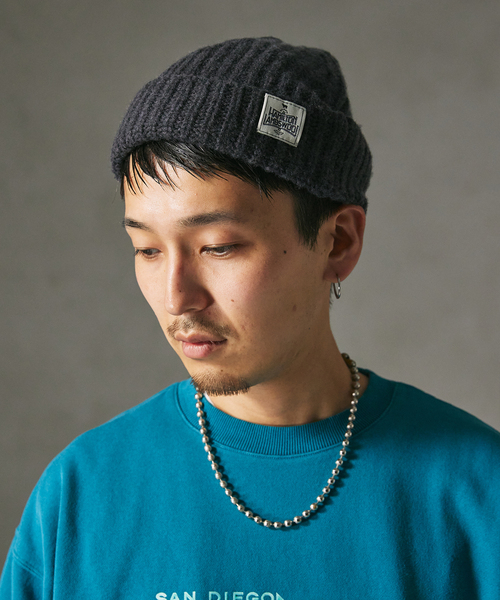 JOURNAL STANDARD relume（ジャーナルスタンダード　レリューム）の「HAMILTON WOOL ニットキャップ（ニットキャップ/ビーニー・メンズ・ブラック/グレー/ネイビー・FREE）」の8枚目の写真