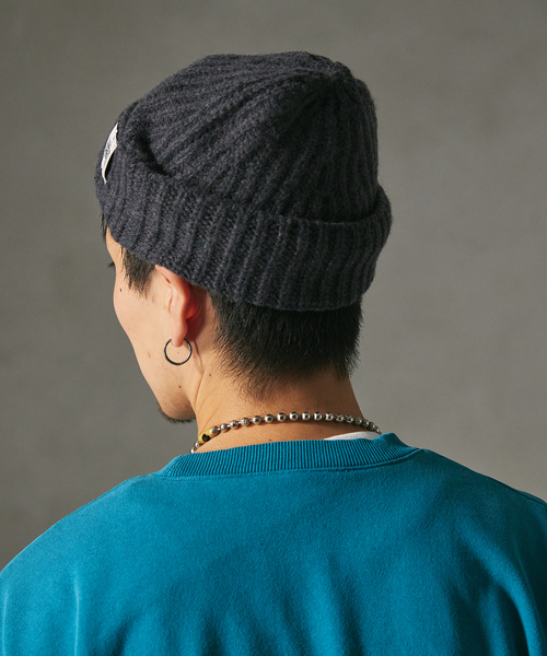 JOURNAL STANDARD relume（ジャーナルスタンダード　レリューム）の「HAMILTON WOOL ニットキャップ（ニットキャップ/ビーニー・メンズ・ブラック/グレー/ネイビー・FREE）」の10枚目の写真
