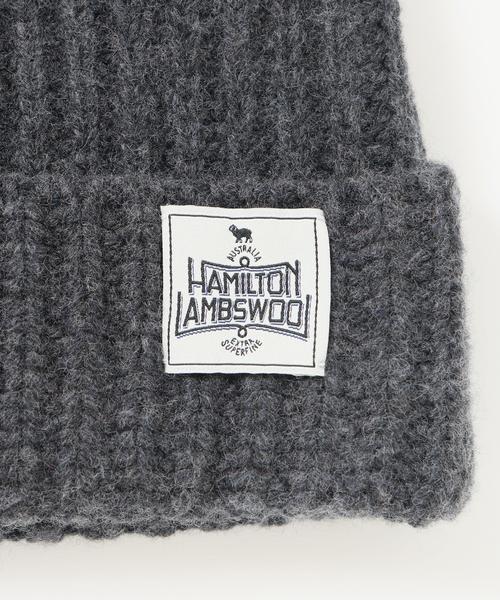 JOURNAL STANDARD relume（ジャーナルスタンダード　レリューム）の「HAMILTON WOOL ニットキャップ（ニットキャップ/ビーニー・メンズ・ブラック/グレー/ネイビー・FREE）」の20枚目の写真