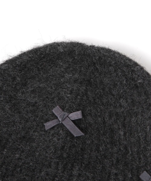 LAKOLE(ラコレ)の「リボンニットワッチ / 149308(ニットキャップ/ビーニー・レディース・ブラウン/ライトグレー/ブラック・FREE)」の8枚目の写真