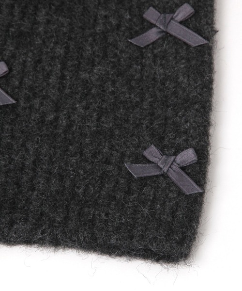 LAKOLE(ラコレ)の「リボンニットワッチ / 149308(ニットキャップ/ビーニー・レディース・ブラウン/ライトグレー/ブラック・FREE)」の9枚目の写真